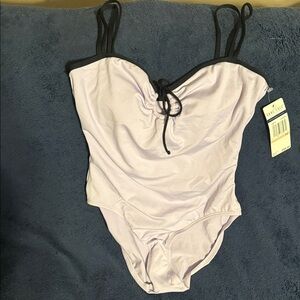 Anne Cole Light Lavender One Piece Swimsuit